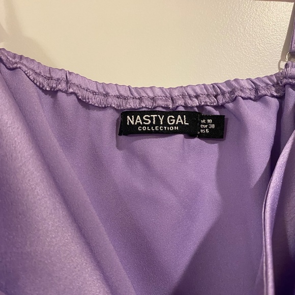 Nasty Gal Cowl Neck Satin Cami - Picture 6 of 9